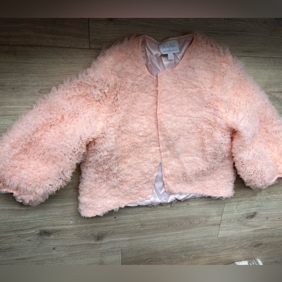 Mare Mare x Anthropologie Ruffled Rose Jacket size small pre owned - Picture 4 of 7